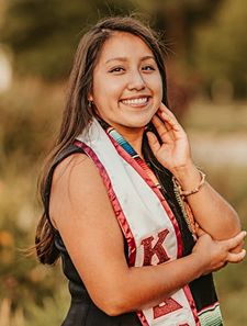 A girl from a sorority